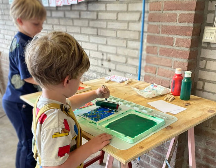 LEGO Printing, ouder+kind workshop - Loopvis